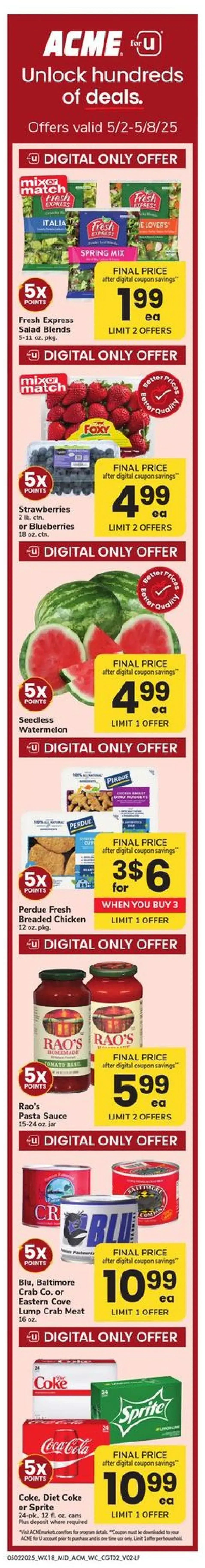 Acme Markets Weekly Ad Page 2